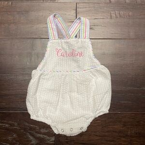 Monogram “Caroline” outfit size 12 month